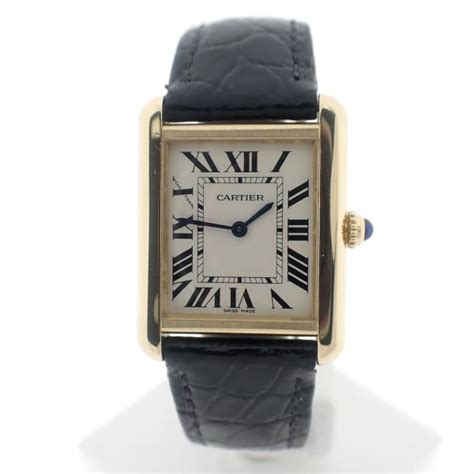 cartier tank goud dames|cartier full tank watch.